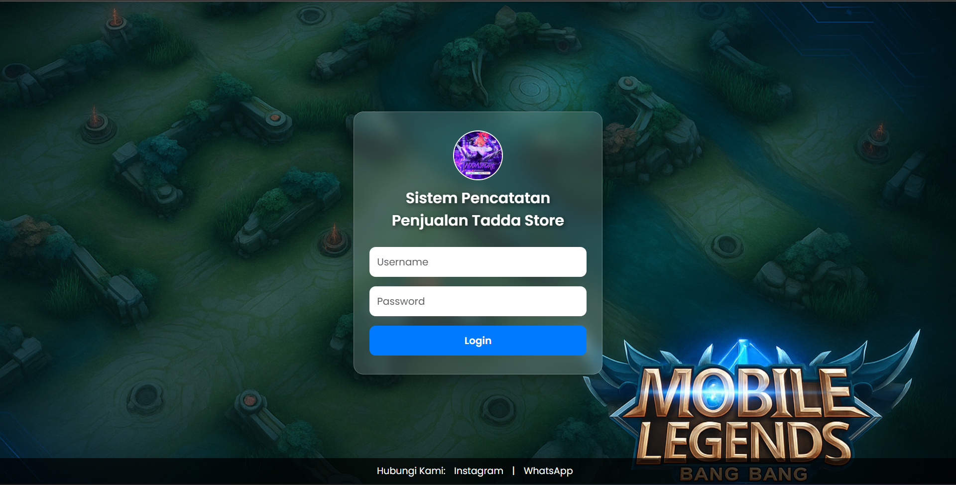 Project SiPenTa – Sistem Penjualan Tadda Store oleh Meronga Makassar